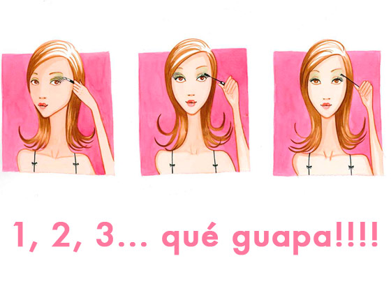 UN, DOS, TRES… QUÉ GUAPA!!