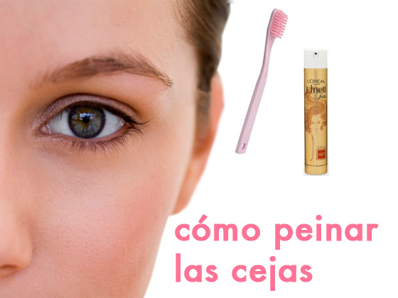 CÓMO PEINAR LAS CEJAS