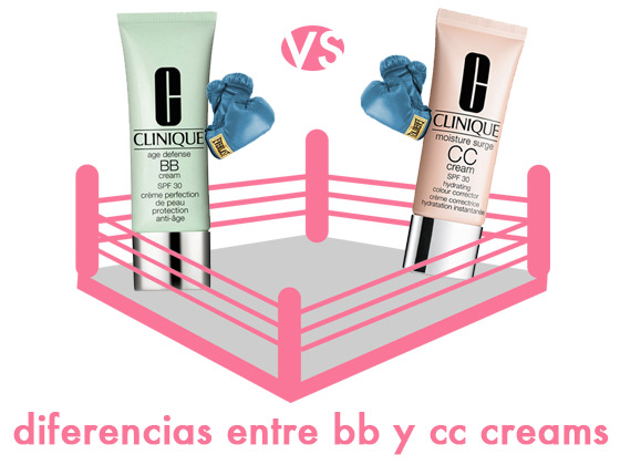 DIFERENCIAS ENTRE BB CREAM Y CC CREAM