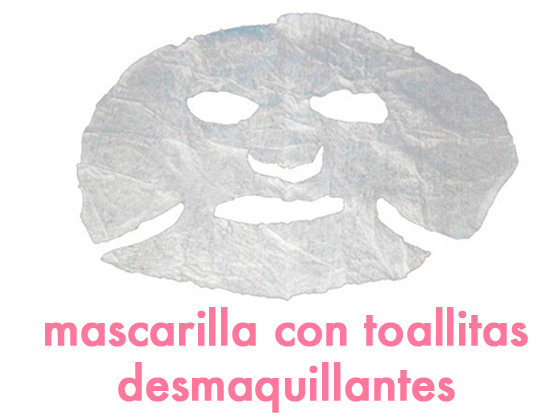 MASCARILLA CON TOALLITAS DESMAQUILLANTES