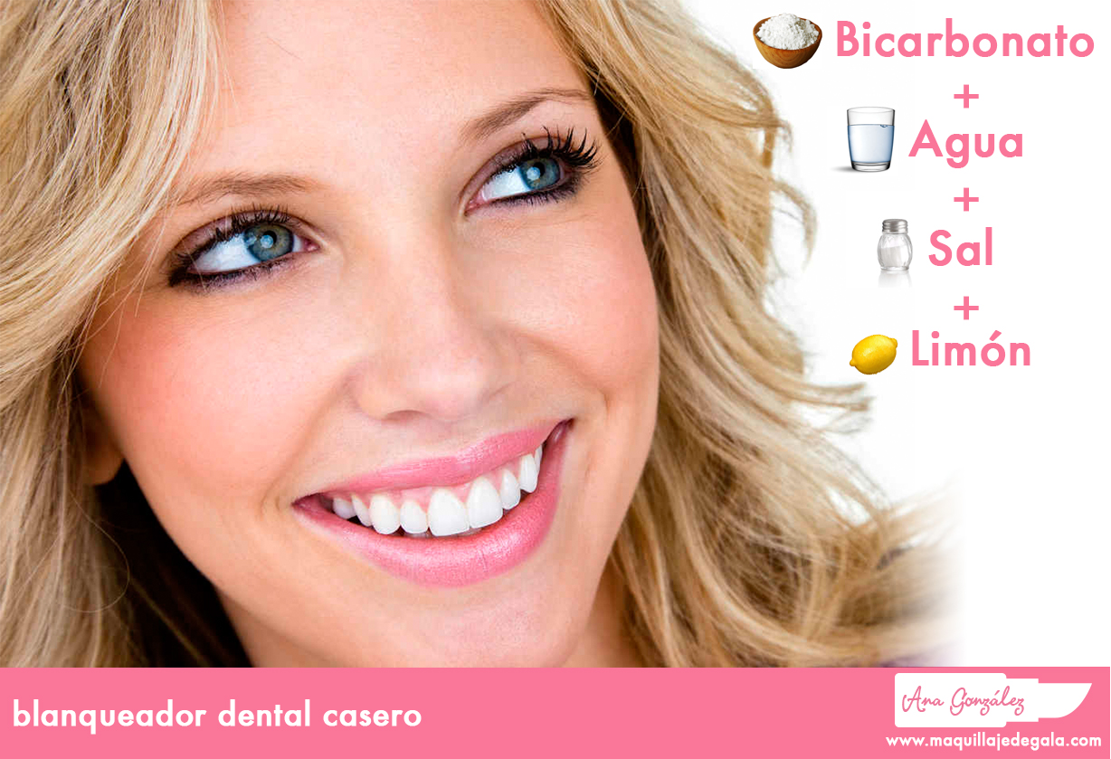 Escandaloso pestillo persona BLANQUEADOR DENTAL CASERO - Maquillaje de Gala