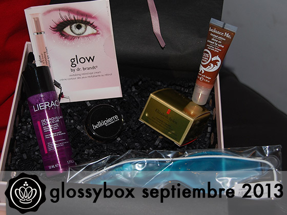 GLOSSYBOX SEPTIEMBRE 2013