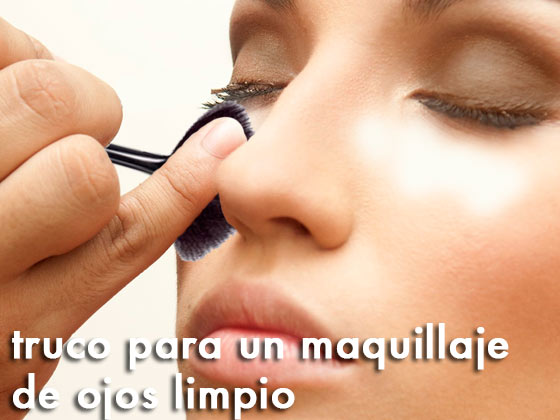 Truco para un maquillaje de ojos limpio