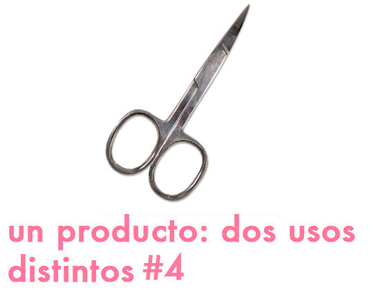 Un producto dos usos #4: Tijeritas de baño