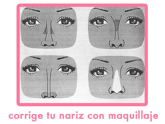 Corrige tu nariz con maquillaje