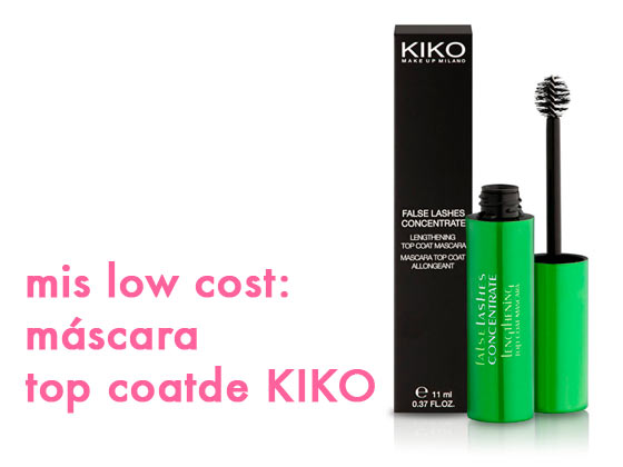 Mis Low Cost: Máscara Top Coat de KIKO