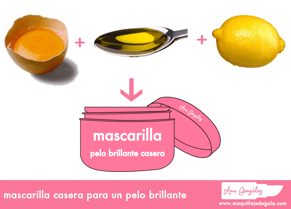 Mascarilla casera para un pelo brillante de