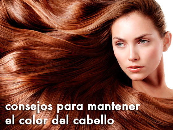 Consejos para mantener el color del cabello