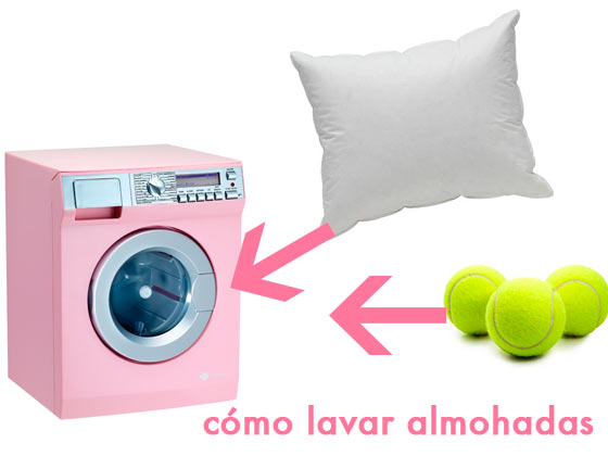 Cómo lavar almohadas