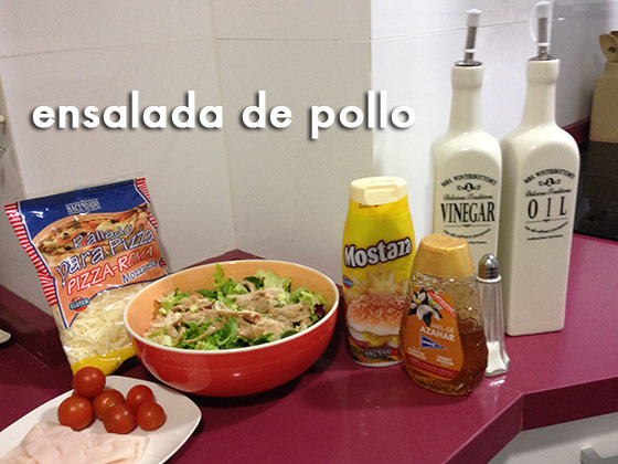 Ensalada de pollo