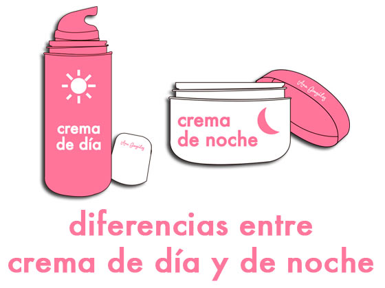 Diferencias entre crema de día y de noche