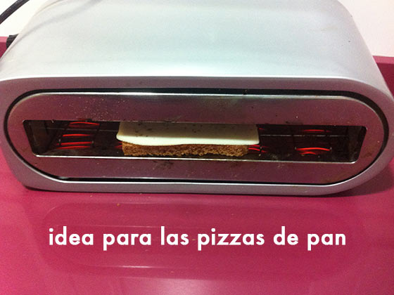 Idea para las pizzas de pan