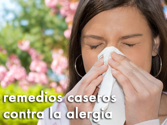 Remedios caseros contra la alergia