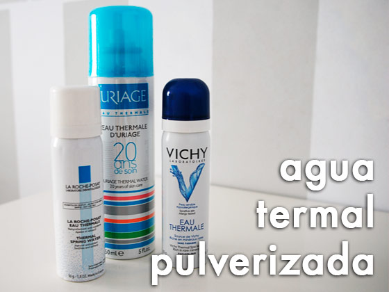 Agua termal pulverizada