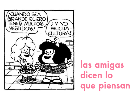 Las amigas dicen lo que piensan