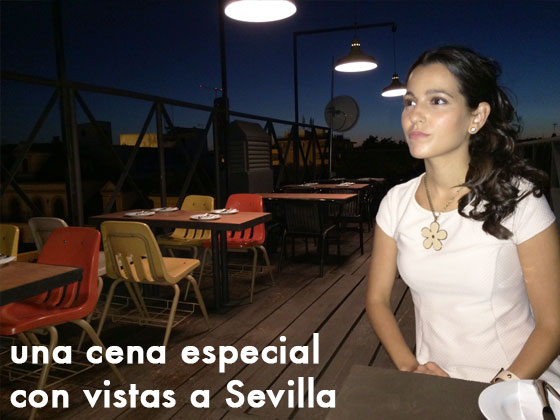 Una cena especial con vistas a Sevilla