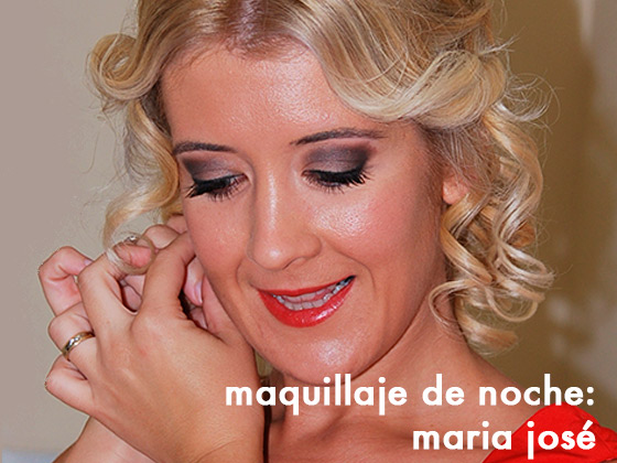 Maquillaje de noche: Maria José