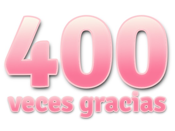 400 seguidores en Facebook!!!