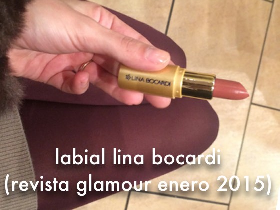 Labial Lina Bocardi (Revista Glamour Enero 2015)