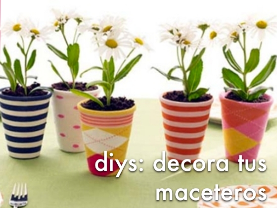 DIYS: Decora tus maceteros