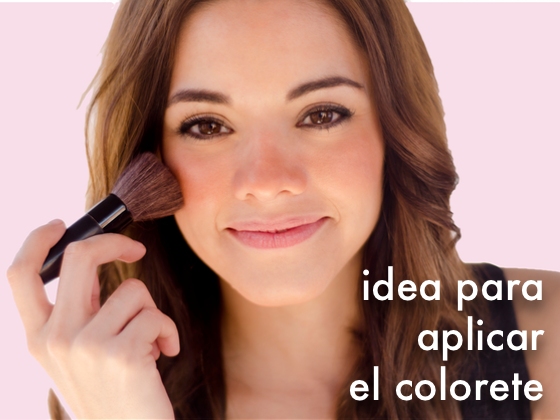 Idea para aplicar el colorete