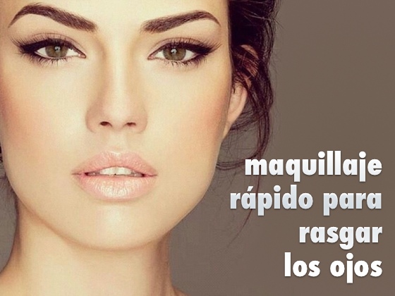 Maquillaje rápido para rasgar los ojos