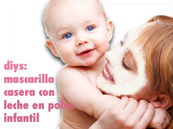 DIYS: Mascarilla facial con leche infantil en polvo