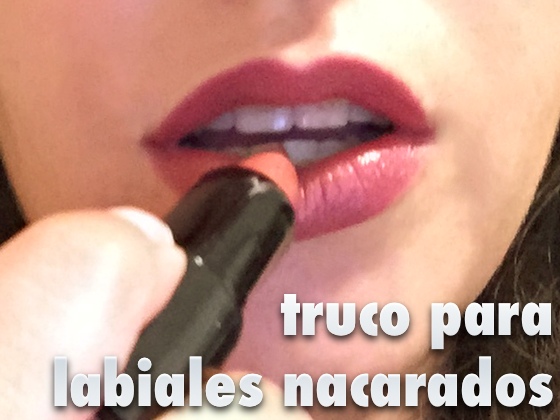 Truco para labiales nacarados