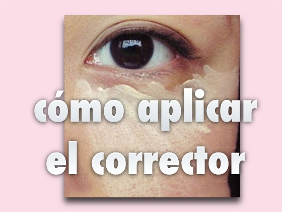 Cómo aplicar el corrector