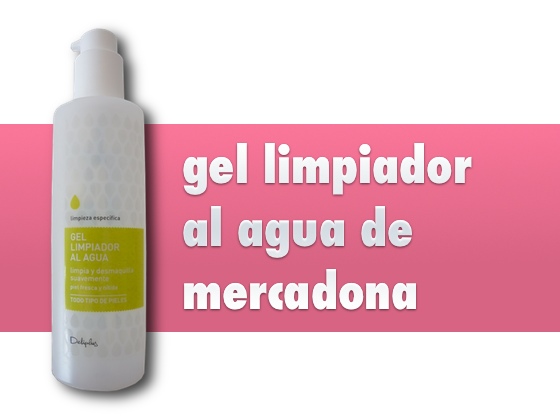 Gel limpiador al agua de Mercadona