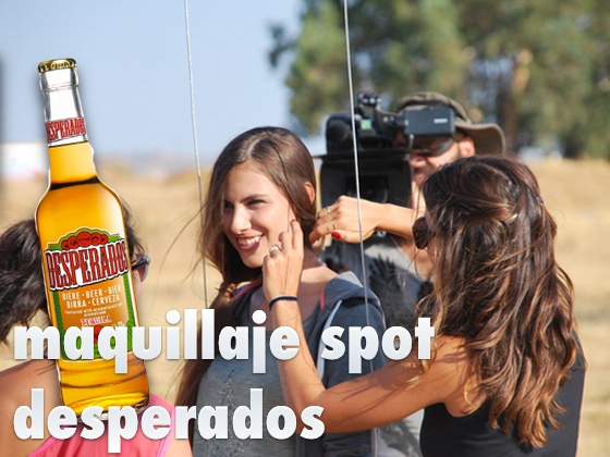 Maquillaje en spot de Desperados