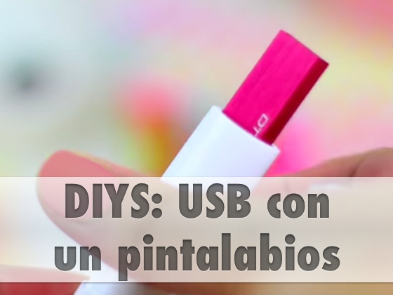 DIY: USB con pintalabios