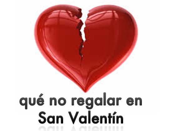 Qué NO regalar en san valentin