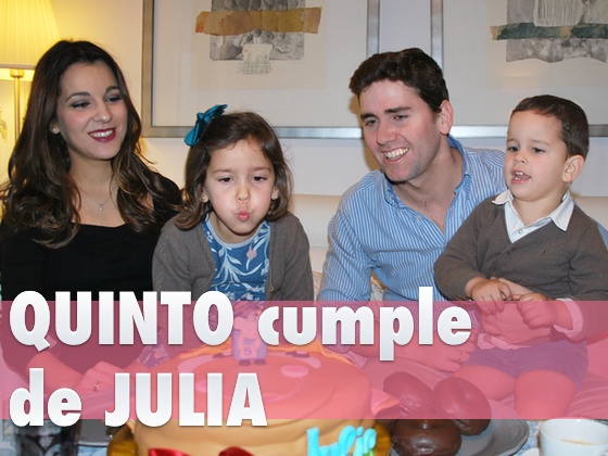 Quinto cumple de Julia