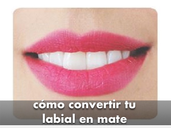 Cómo convertir tu labial en mate